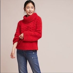 Sleeping on Snow Eyelash Turtleneck